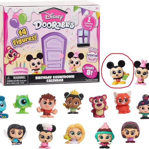 Disney Doorables Series 8: Mickey with Present (BIRTHDAY EXCLUSIVE) - Picture 3 of 4